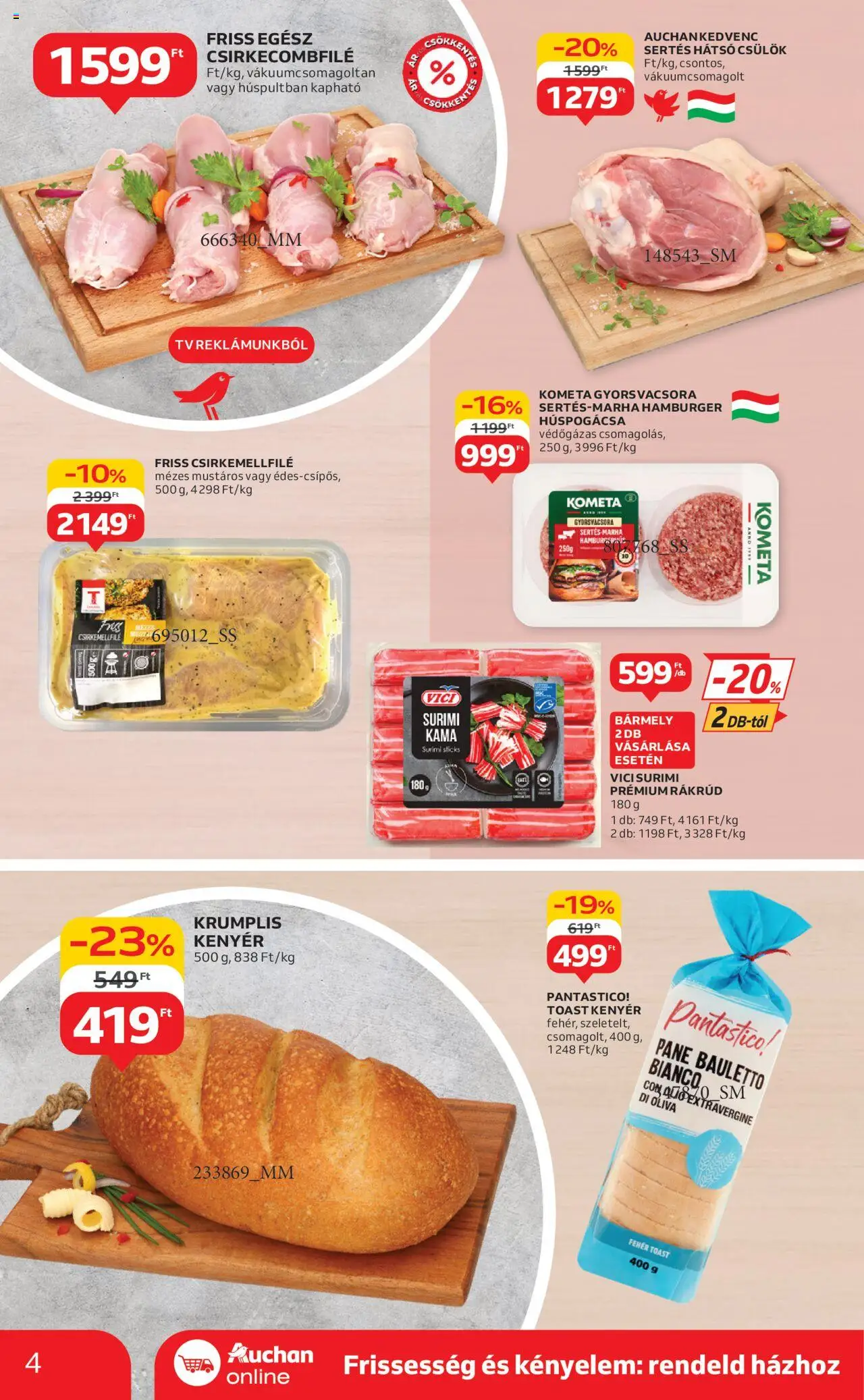 Auchan - Akciós újság Szupermarket - 4oldal - érvényes 2025.07.17.-tól