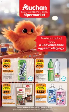 Előnézet Auchan Kéthetes Hipermarket ajánlataink érvényes 2025.07.31.-tól