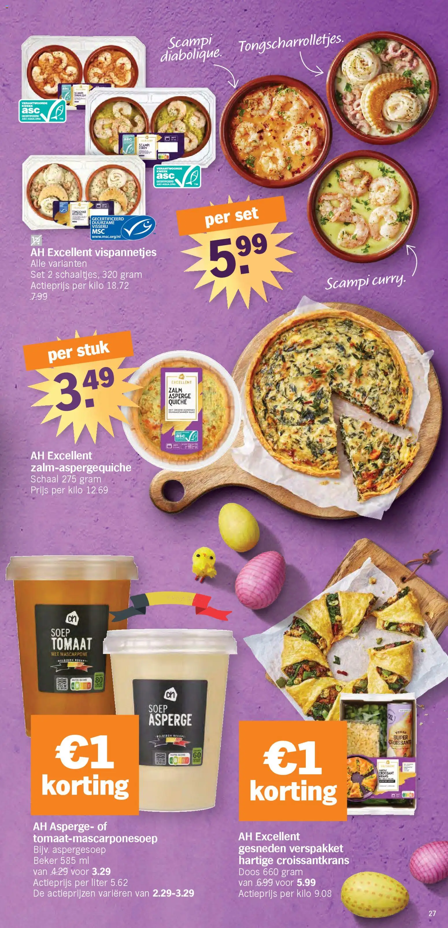 Albert Heijn folder week  / de la semaine 14 - page 27- valid from 30/03/2026