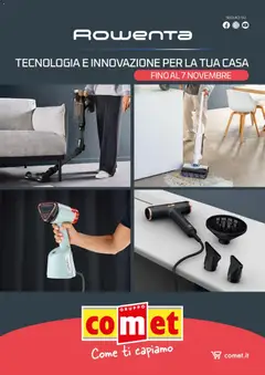 Anteprima Comet Rowenta catalogo valida dal 22/10/2025