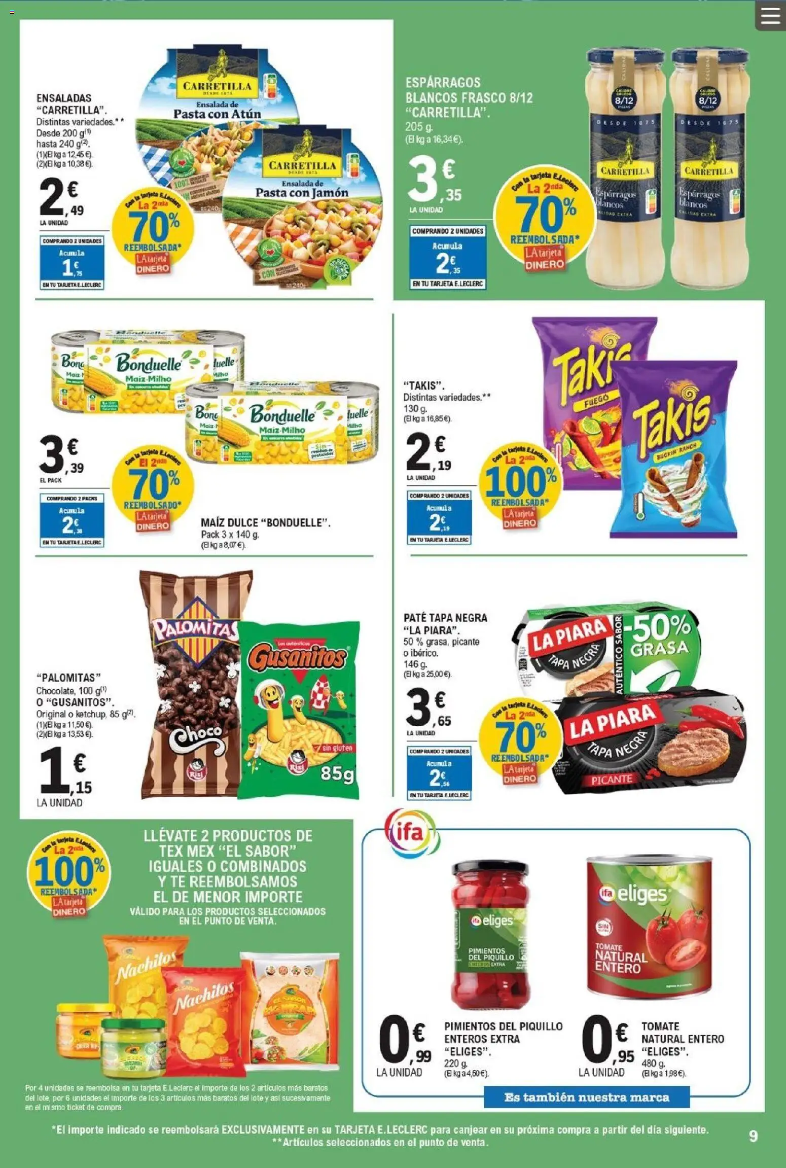 E.Leclerc folleto - Página de 9 - Válido desde 22/04/2026