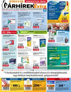 Előnézet Pingvin Patika - Árhírek Extra érvényes 2025.10.01.-tól