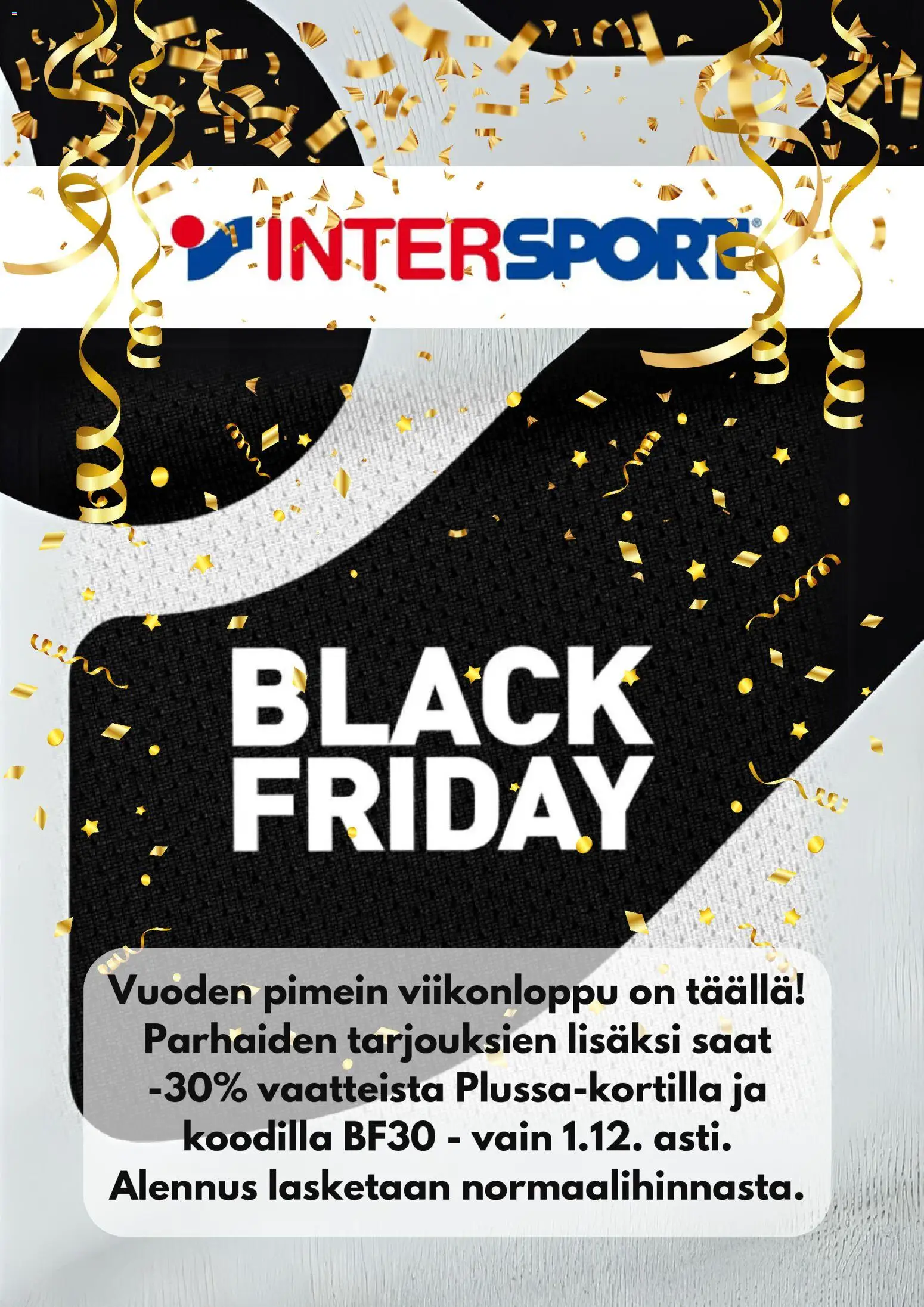 Intersport - Black Friday - sivu 1- voimassa alkaen 25/11/2025