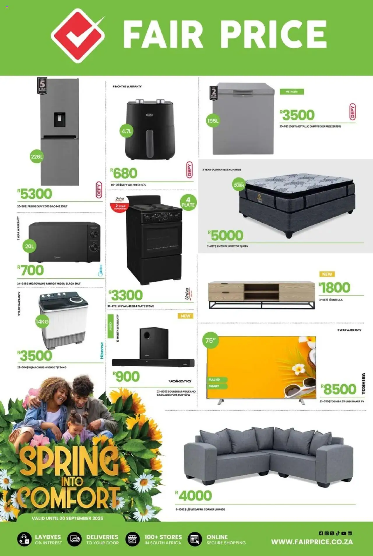 Fair Price Catalogue - page 1- valid from 01/09/2025
