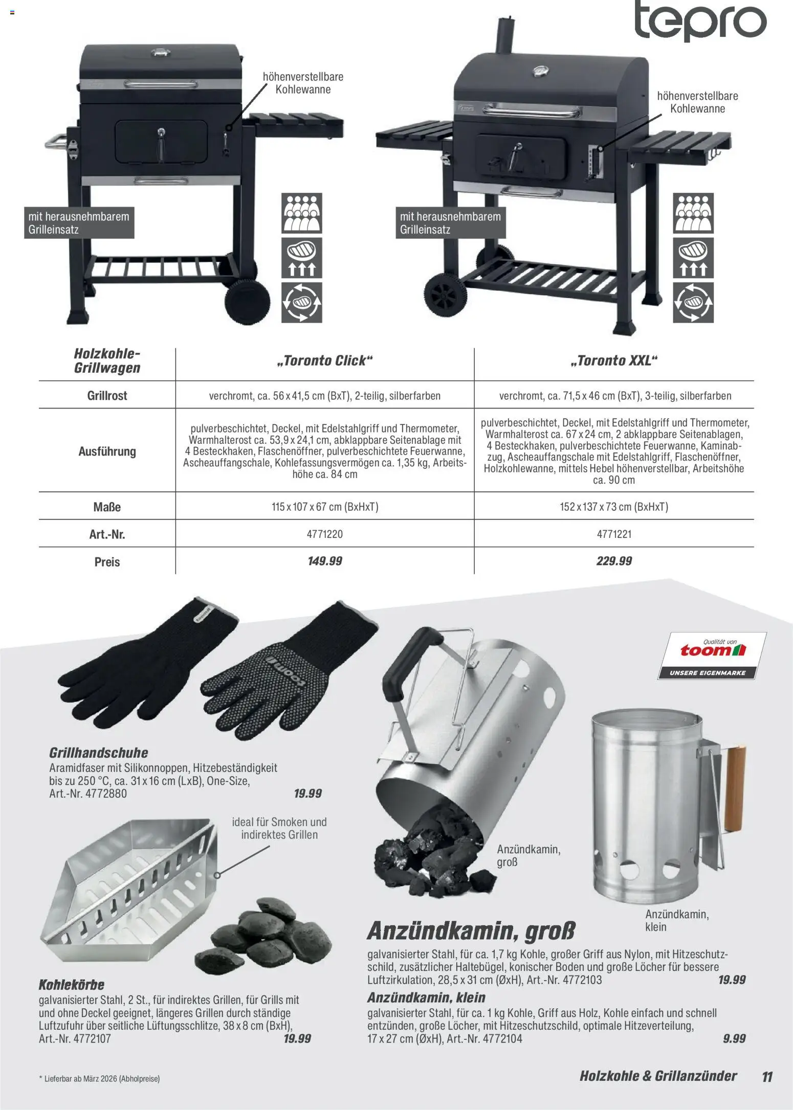 Toom Baumarkt  Grills & Zubehör 2026 - Seite 11 - gültig ab 14.02.2026