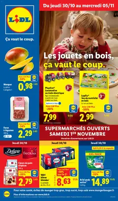 Aperçu LIDL catalogue semaine 44 valable à partir du 30/10/2025