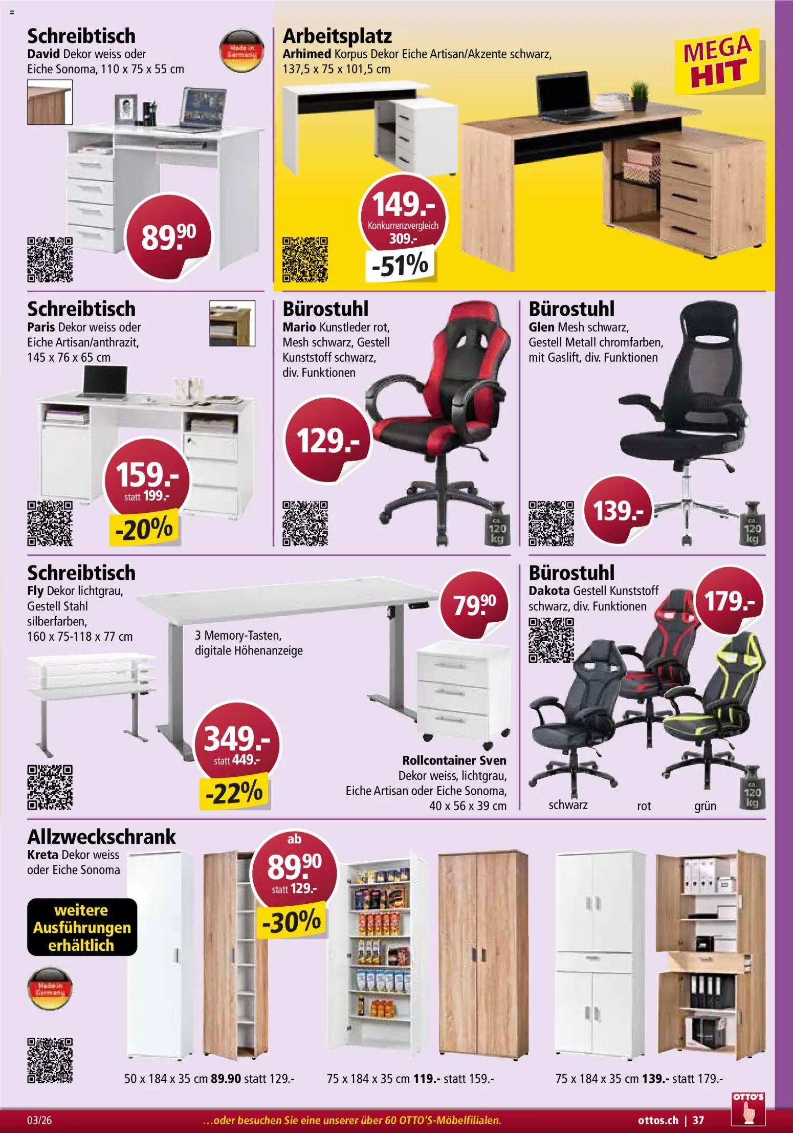 Otto's Aktionen Möbelflyer - page 37- valid from 01.03.2026