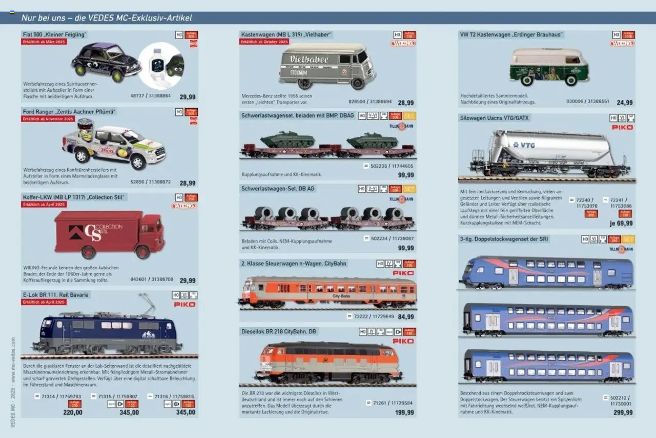 Vedes - MC Exklusivflyer 2025 | MC95 - Seite 2 - gültig ab 20.01.2025