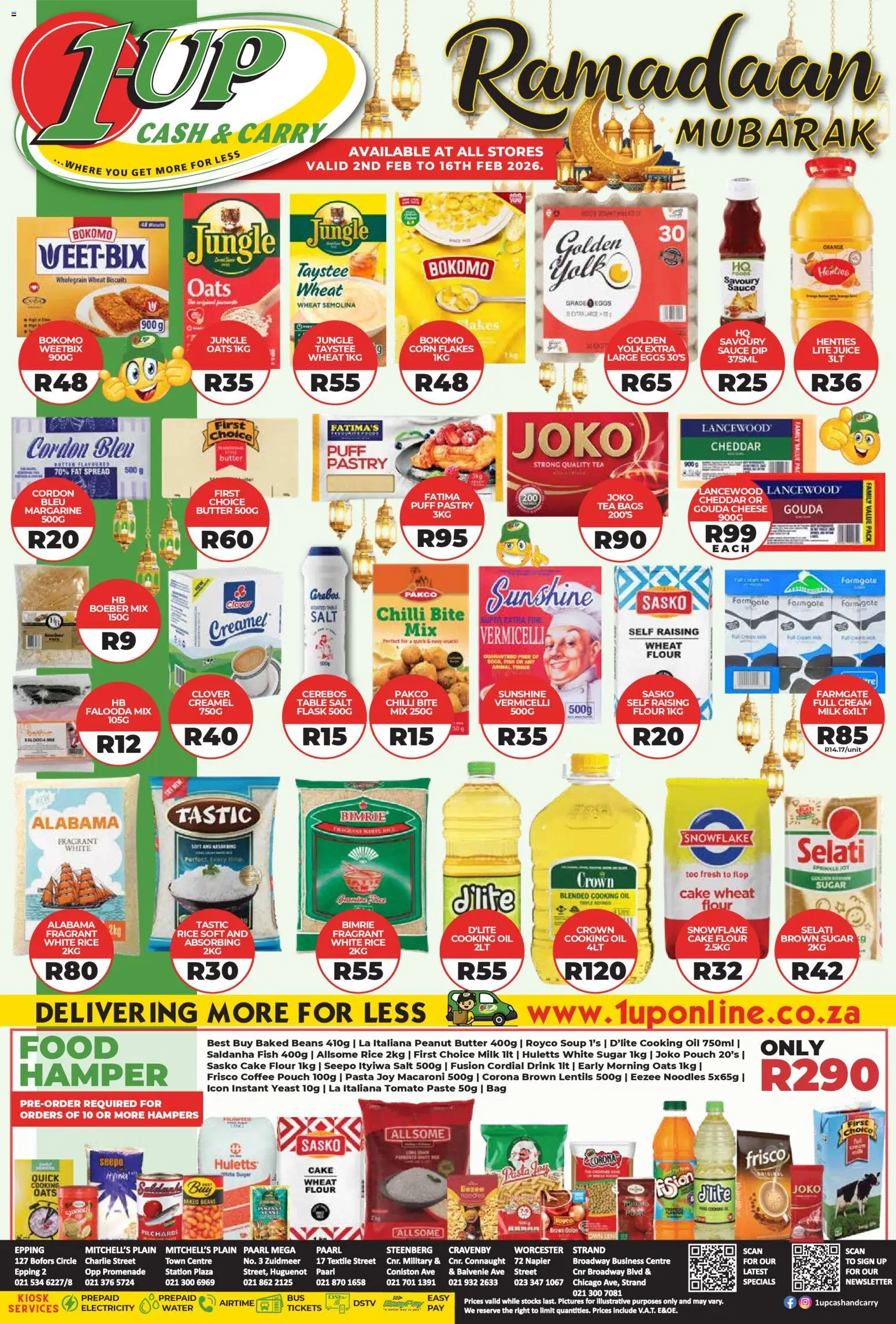 1UP Cash & Carry - Ramadaan Specials - page 1- valid from 02/02/2026