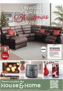 Preview House and Home Specials valid from 20/10/2025