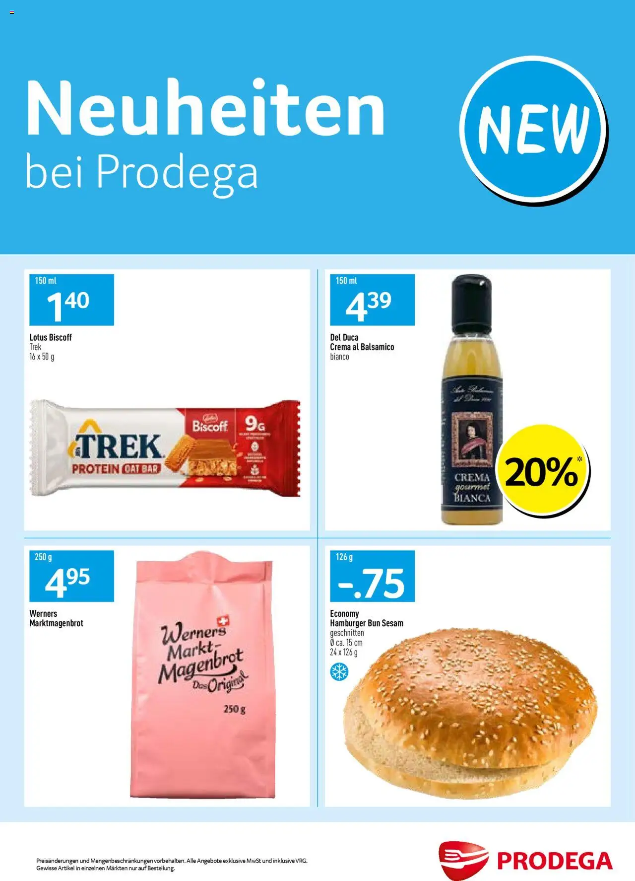 Prodega Aktionen Neuheiten - Seite 1- gültig ab 16.10.2025